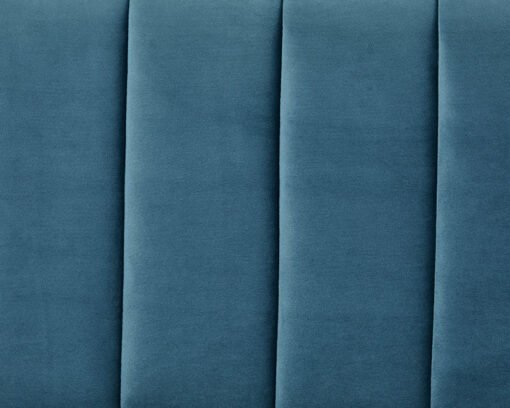 Thomas Velvet Fabric 3 Seater Sofa, Blue Velvet - Image 11