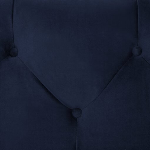 Monroe 3 Seater Sofa, Blue Velvet - Image 6