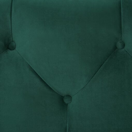 Monroe 3 Seater Sofa, Green Velvet - Image 6