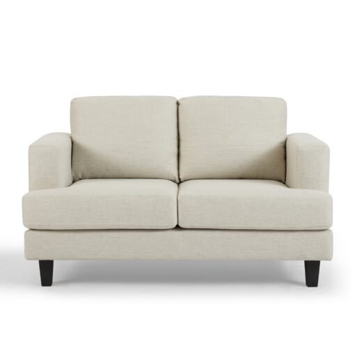 Dale 2+3 Seater Sofa set, Natural Linen Fabric - Image 4
