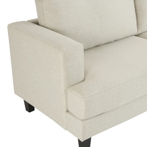 Dale 2+3 Seater Sofa set, Natural Linen Fabric - Image 8