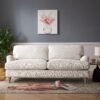 Oxford 3 Seater Sofa, Luxury Ivory Linen